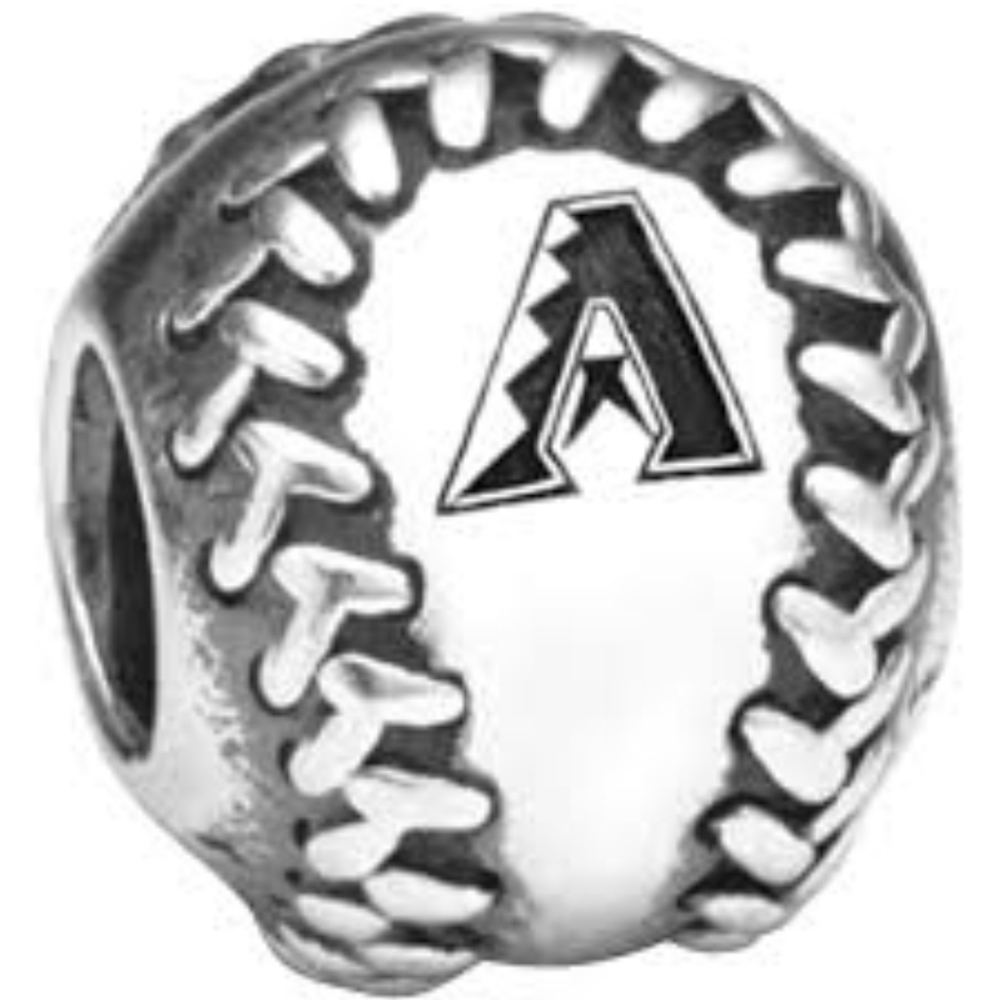 PANDORA RETIRED AND RARE ARIZONA DIAMONDBACKS BASEBALL CHARM 790969-G001